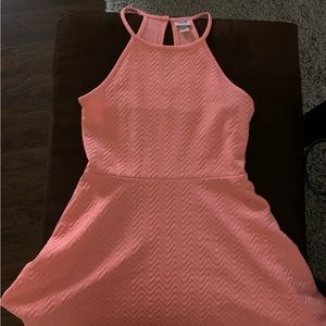 Peach dress cotton